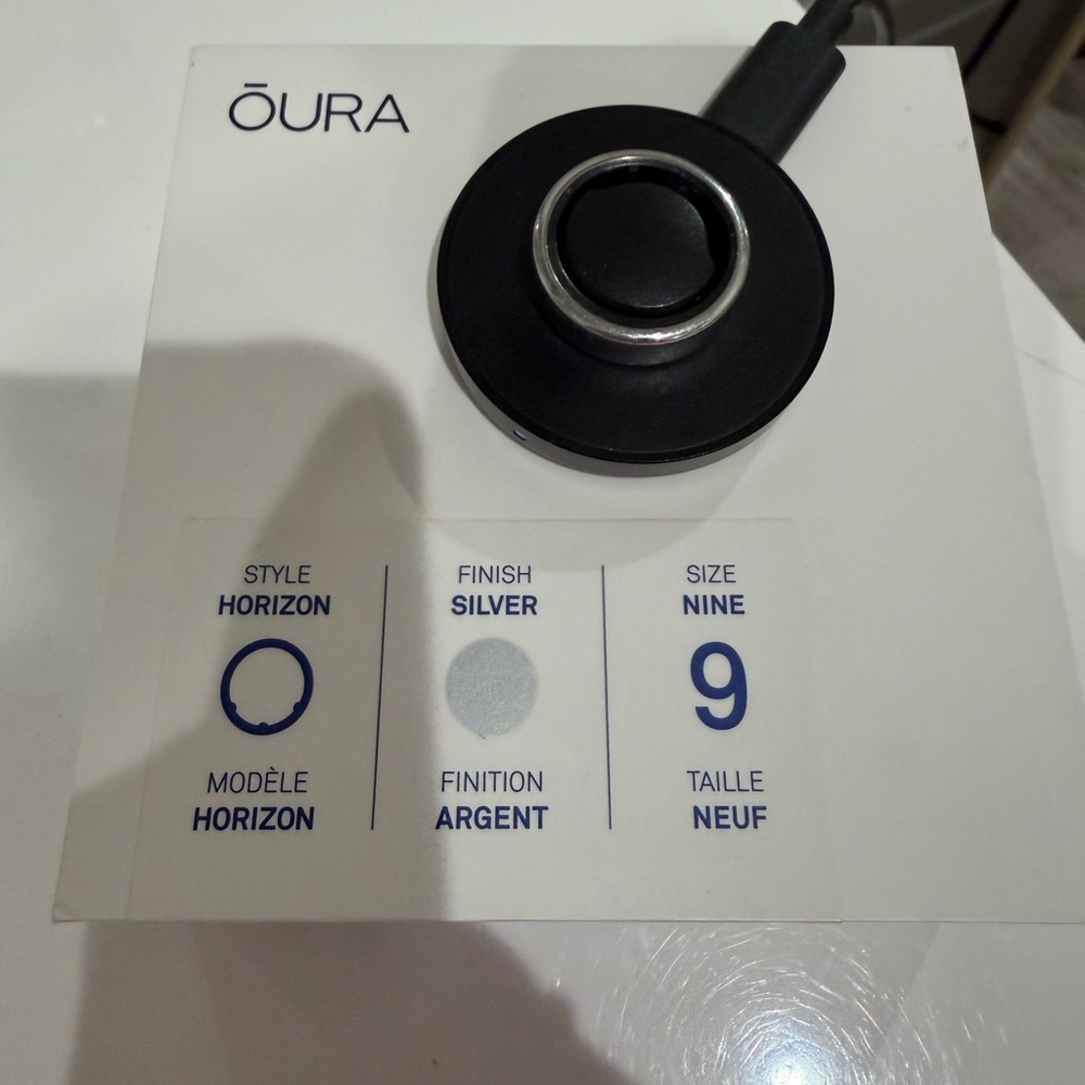 Oura Horizon Silver Ring gen 3